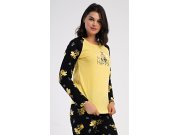 Ženska duga pidžama Pčelica Žene - Ženska pidžama - Ženske pidžame s dugim rukavima