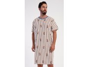 Muška noćna košulja s kratkim rukavima Bear Muškarci - Muške noćne košulje