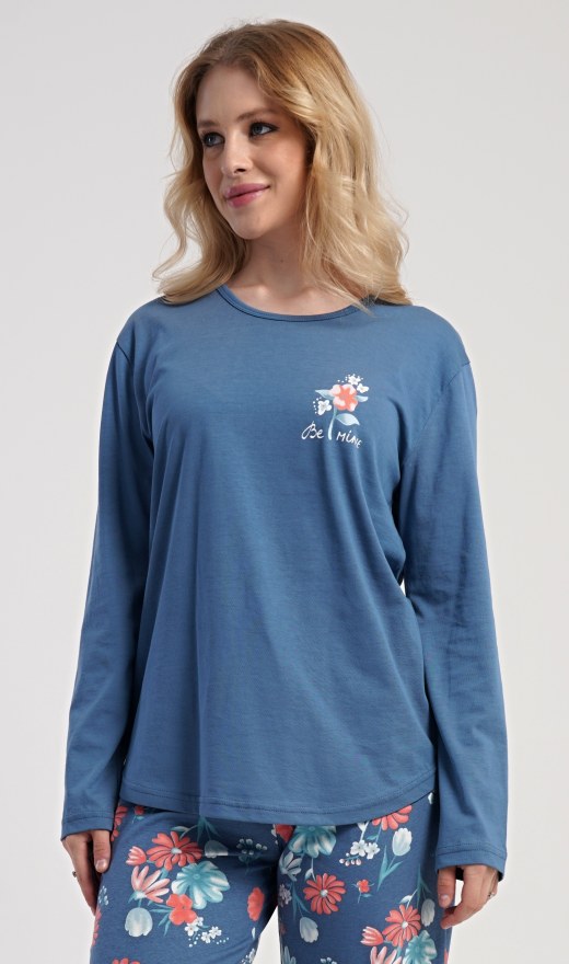 Ženska duga pidžama Tracy - Prevelike ženske pidžame s dugim rukavima