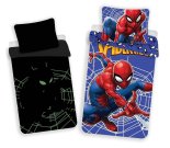 JERRY FABRICS Posteljina Spiderman svijetleća Pamuk, 140/200, 70/90 cm Posteljina sa licencijom
