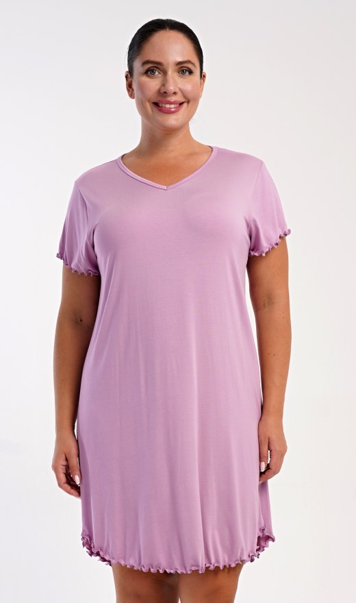 Žene - Ženske noćne spavaćice - Ženska noćna košulja s kratkim rukavima Liliana Ženska noćna košulja s kratkim rukavima Liliana - Ženske noćne spavaćice
