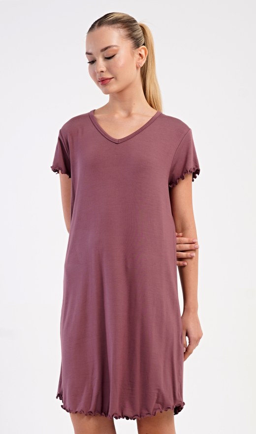 Žene - Ženske noćne spavaćice - Ženske noćne košulje s kratkim rukavima - Ženska noćna košulja s kratkim rukavima Eliza Ženska noćna košulja s kratkim rukavima Eliza - Ženske noćne košulje s kratkim rukavima