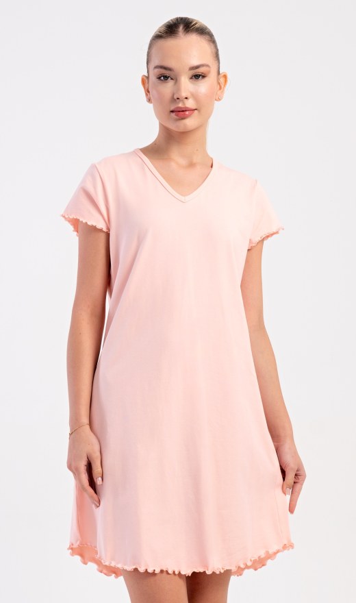 Ženska noćna košulja s kratkim rukavima Sandra - Ženske noćne košulje s kratkim rukavima