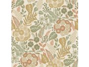 Flis tapeta za zid bež cvijeće A76602 | Ljepilo gratis