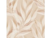 Na zalihama - Flis tapeta za zid smeđe-bež listovi A76103 | Ljepilo gratis Flis tapeta za zid smeđe-bež listovi A76103 | Ljepilo gratis