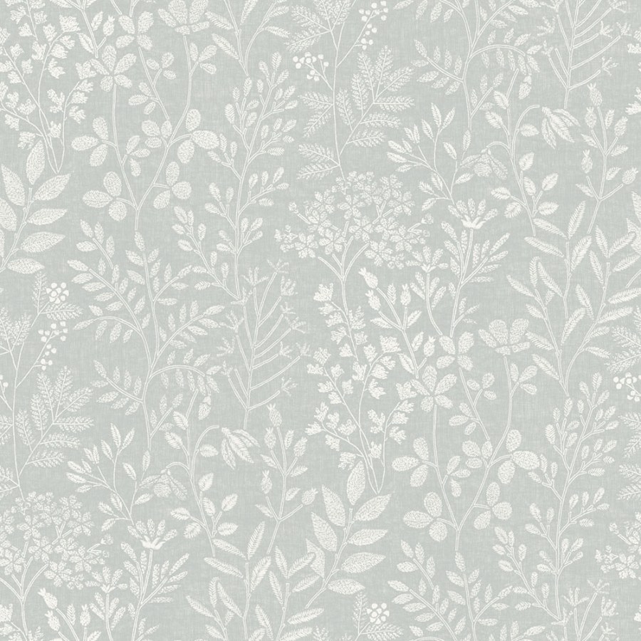 Flis tapeta za zid siva trava, listovi 205001 | Ljepilo gratis