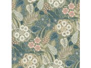 Na zalihama - Flis tapeta za zid zelena cvijeće A76603 | Ljepilo gratis Flis tapeta za zid zelena cvijeće A76603 | Ljepilo gratis