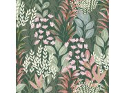 Na zalihama - Flis tapeta za zid zelena cvijeće listovi M86904 | Ljepilo gratis Flis tapeta za zid zelena cvijeće listovi M86904 | Ljepilo gratis