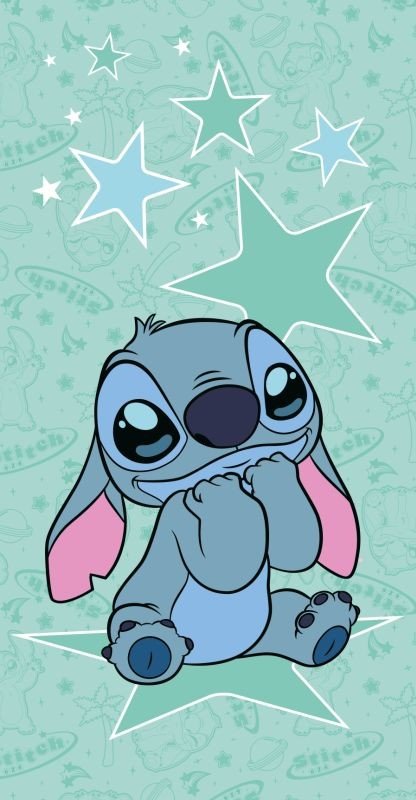 JERRY FABRICS Ručnik Lilo and Stitch Starstitch Pamuk - Frotir, 70/140 cm - ručnici za plažu