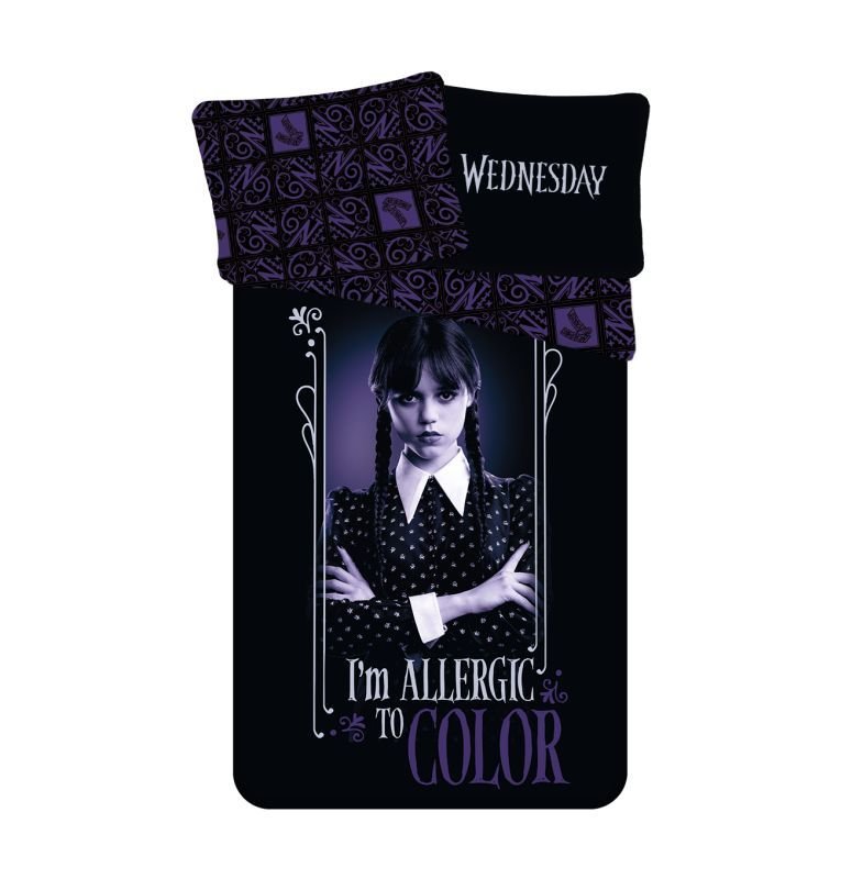 Posteljina za mlade - JERRY FABRICS Posteljina Wednesday Color Pamuk, 140/200, 70/90 cm JERRY FABRICS Posteljina Wednesday Color Pamuk, 140/200, 70/90 cm - Posteljina za mlade