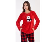 Žene Ženska pidžama Ženska pidžama velur, polar, soft - Ženska duga pidžama Medo sa šalom Ženska duga pidžama Medo sa šalom