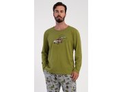 Muška duga pidžama Adventure Muškarci - Muške pidžame - Muške pidžame s dugim rukavima