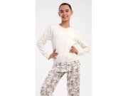 Djeca Djevojke Djevojačke pidžame Djevojačke pidžame s dugim rukavima - Dječja pidžama duga Mačići Dječja pidžama duga Mačići