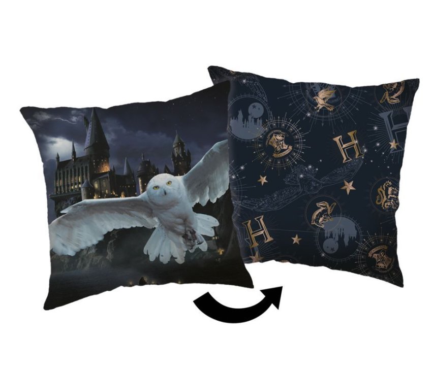 Jastučići - jastučići s podstavom - JERRY FABRICS Jastuk Harry Potter Hogwarts Poliester, 40/40 cm JERRY FABRICS Jastuk Harry Potter Hogwarts Poliester, 40/40 cm - jastučići s podstavom