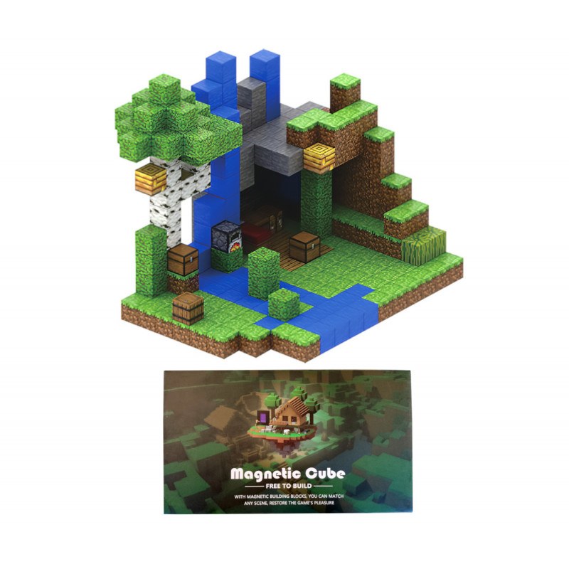 Minecraft Jungle Creek XXL magnetna igračka – 300 dijelova Minecraft Jungle Creek XXL magnetna igračka – 300 dijelova