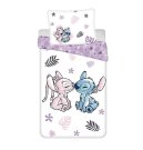 JERRY FABRICS Posteljina Lilo and Stitch White Pamuk, 140/200, 70/90 cm Posteljina sa licencijom