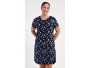 Ženska noćna košulja s kratkim rukavima Butterflies Žene - Ženske noćne spavaćice - Prevelike ženske spavaćice