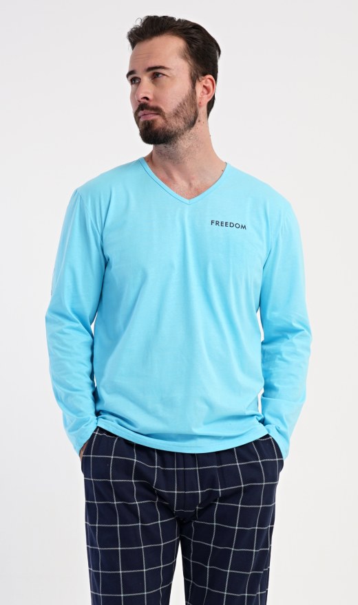 Muška pidžama duga Freedom - Muške pidžame s dugim rukavima