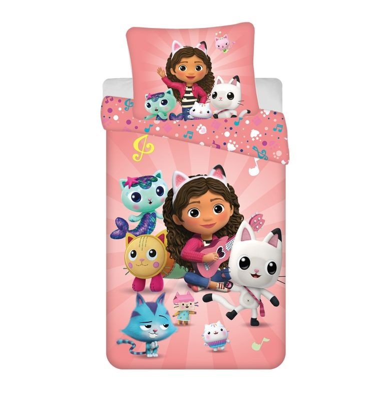 Posteljina za dječji krevetić - JERRY FABRICS Posteljina Gabinina čarobna kućica Pamuk, 140/200, 70/90 cm JERRY FABRICS Posteljina Gabinina čarobna kućica Pamuk, 140/200, 70/90 cm - Posteljina za dječji krevetić