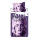 Posteljina sa licencijom - JERRY FABRICS Posteljina Billie Eilish Pamuk, 140/200, 70/90 cm JERRY FABRICS Posteljina Billie Eilish Pamuk, 140/200, 70/90 cm