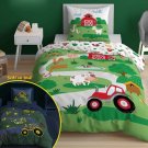 DETEXPOL Posteljina Farma na brdu svijetleća Pamuk, 140/200, 70/80 cm