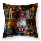 DETEXPOL Božićna navlaka za jastuk Patuljak knjižnica micro Poliester, 40/40 cm Jastučići - pokrivači za jastuke