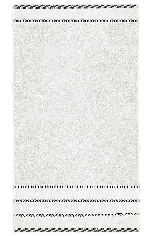 DETEXPOL Frotirni ručnik GINO bijela Pamuk 550g, 50/30 cm