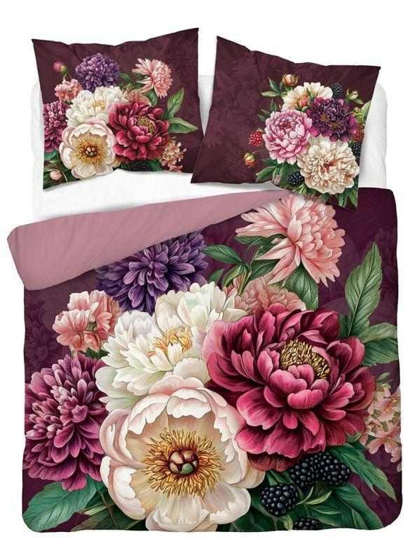 DETEXPOL Francuska posteljina Božuri Pamuk, 220/200, 2x70/80 cm