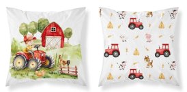 DETEXPOL Navlaka za jastučić Farma red Pamuk, 40/40 cm Jastučići - pokrivači za jastuke