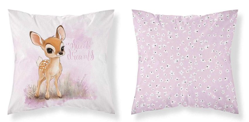 DETEXPOL Navlaka za jastučić Srneček Pamuk, 40/40 cm - pokrivači za jastuke