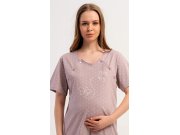 Ženska noćna košulja za trudnice Leptiri