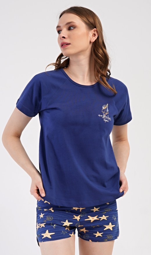 Ženska pidžama kratke hlače Zvijezde - Ženska pidžama kratke hlače