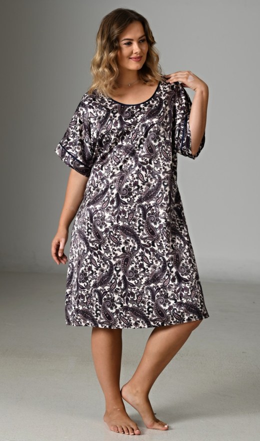 Ženska spavaćica kratkih rukava Orient - Prevelike ženske spavaćice