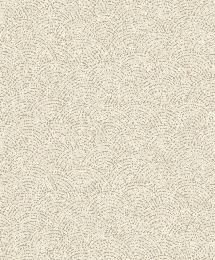 Bež geometrijska flis tapeta za zid BZ3315, Belize, Grandeco | Ljepilo besplatno