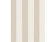 Bež flis tapeta za zid s prugama, imitacija tkanine, AT4005, Atmosphere, Grandeco | Ljepilo besplatno