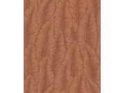 Ciglastocrvena flis tapeta za zid, listovi, CU3214, Cumaru, Grandeco | Ljepilo besplatno