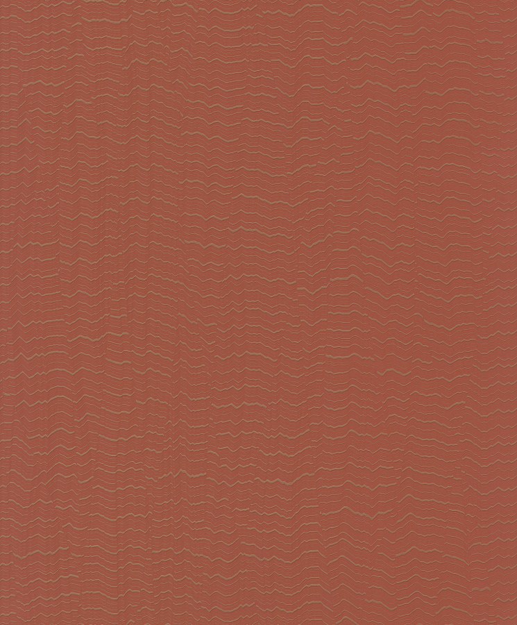 Ciglastocrvena flis tapeta za zid, valoviti uzorak, BZ3409, Belize, Grandeco | Ljepilo besplatno