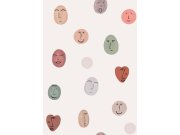 Dječja flis fototapeta za zid, Smileys, RB307, Daydreamers, Grandeco | Ljepilo besplatno