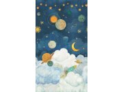 Dječja flis fototapeta za zid, svemir, LD6101, Little Dreamers, Grandeco | Ljepilo besplatno