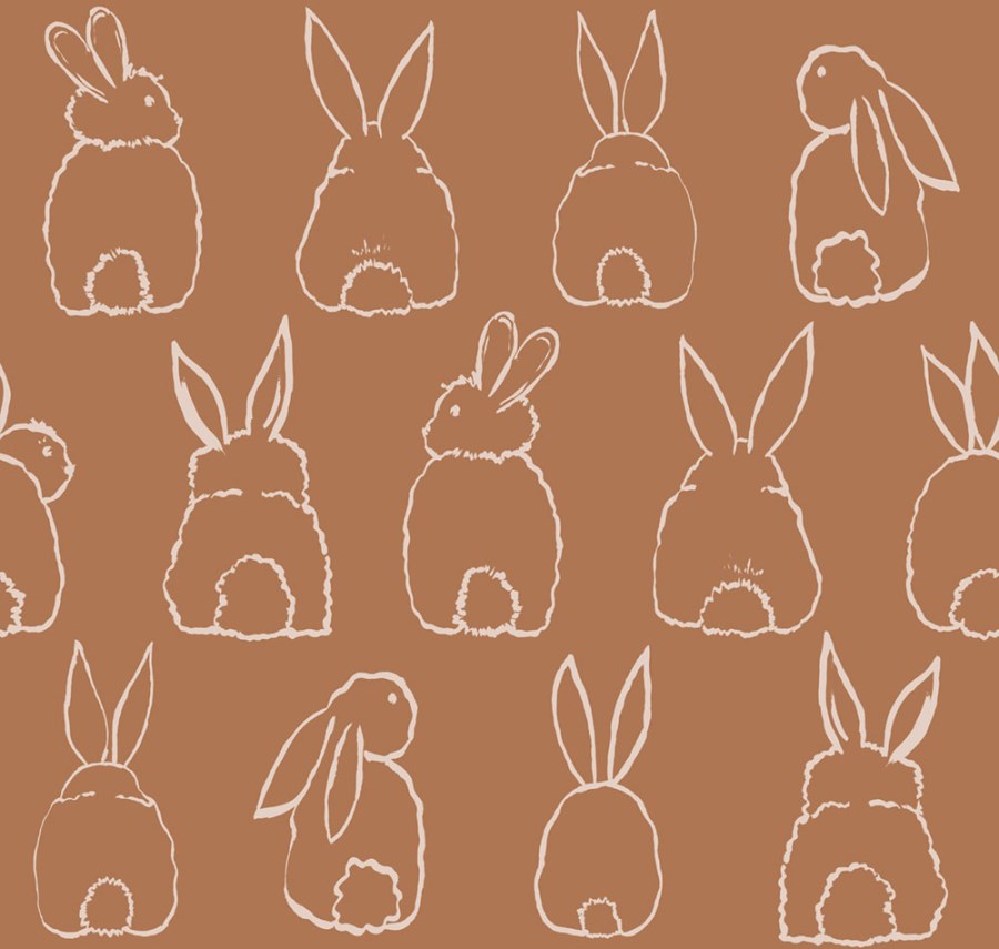 Dječja flis fototapeta za zid, zečići, RB312, Daydreamers, Grandeco | Ljepilo besplatno - Grandeco