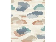 Dječja flis tapeta za zid, oblačići, LD2015, Little Dreamers, Grandeco | Ljepilo besplatno