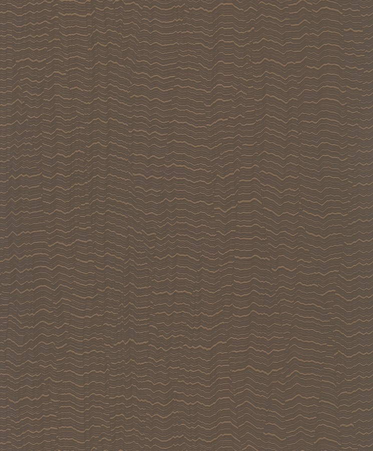 Smeđa flis tapeta za zid, valoviti uzorak, BZ3408, Belize, Grandeco | Ljepilo besplatno - Grandeco
