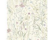 Krem flis tapeta za zid, livadno cvijeće i trave, UR3310, Universe 4, Grandeco | Ljepilo besplatno