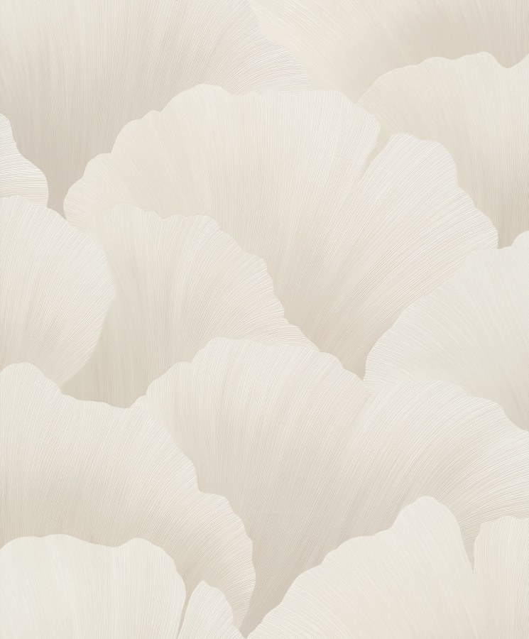 Krem flis tapeta s listovima, BZ3001, Belize, Grandeco | Ljepilo besplatno - Grandeco