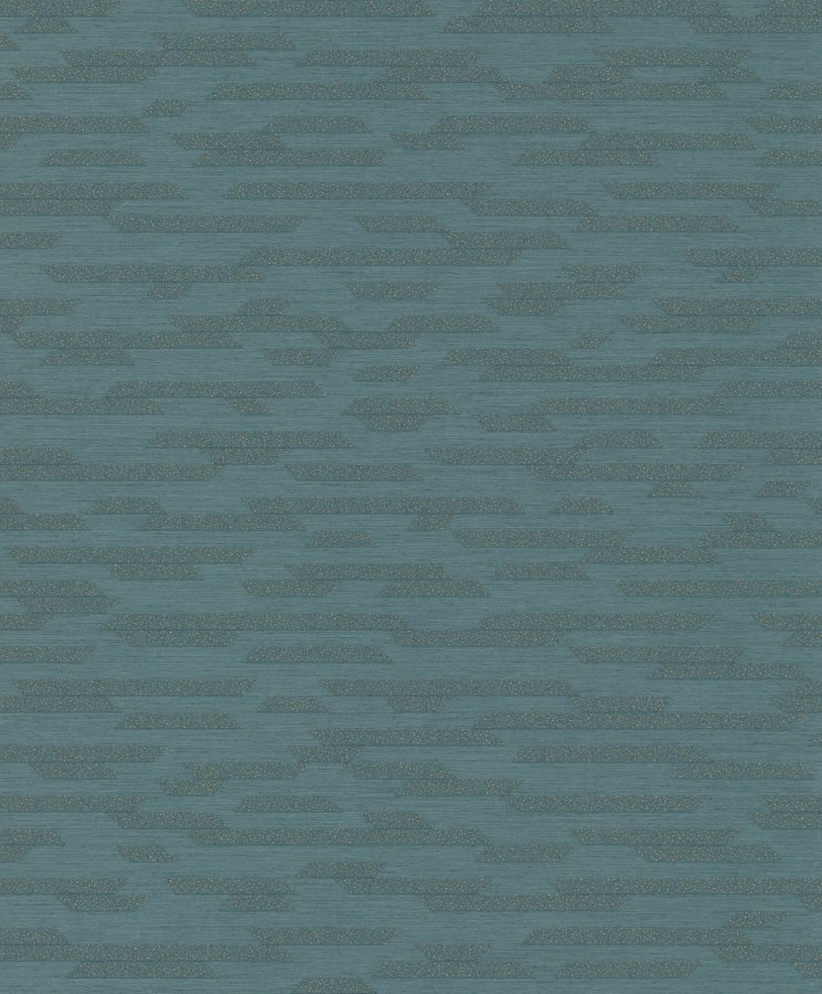 Plava geometrijska flis tapeta za zid, BZ3204, Belize, Grandeco | Ljepilo besplatno - Grandeco