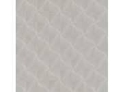 Siva geometrijska flis tapeta za zid, CU3304, Cumaru, Grandeco | Ljepilo besplatno