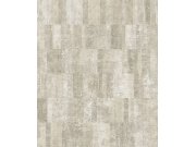 Sivo-bež geometrijska flis tapeta za zid, A69401, Omura, Grandeco | Ljepilo besplatno