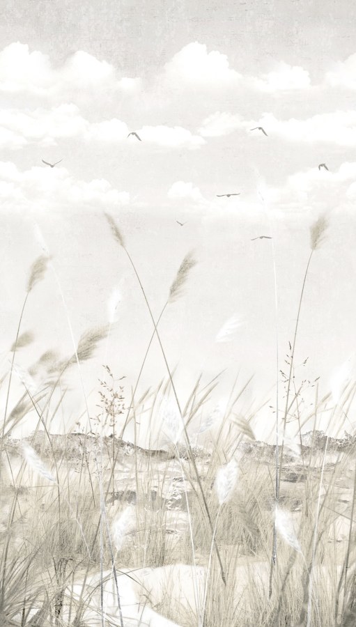 Flis fototapeta za zid, krajolik uz Sjeverno more, drveće, 202701, One roll, one motif 2, Grandeco | Ljepilo besplatno - Grandeco