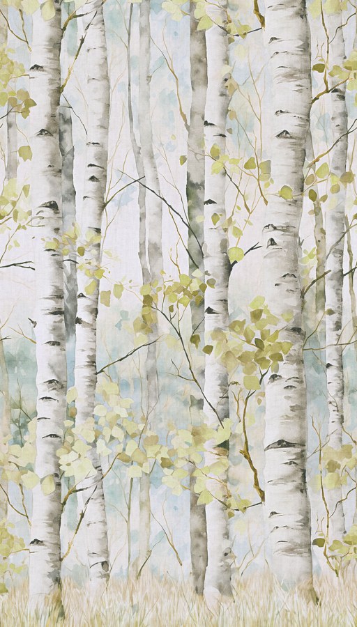 Flis fototapeta za zid, šuma, drveće, A77301, One roll, one motif 2, Grandeco | Ljepilo besplatno - Grandeco