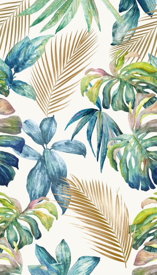 Flis fototapeta za zid, listovi, A54501, One roll, one motif 2, Grandeco | Ljepilo besplatno